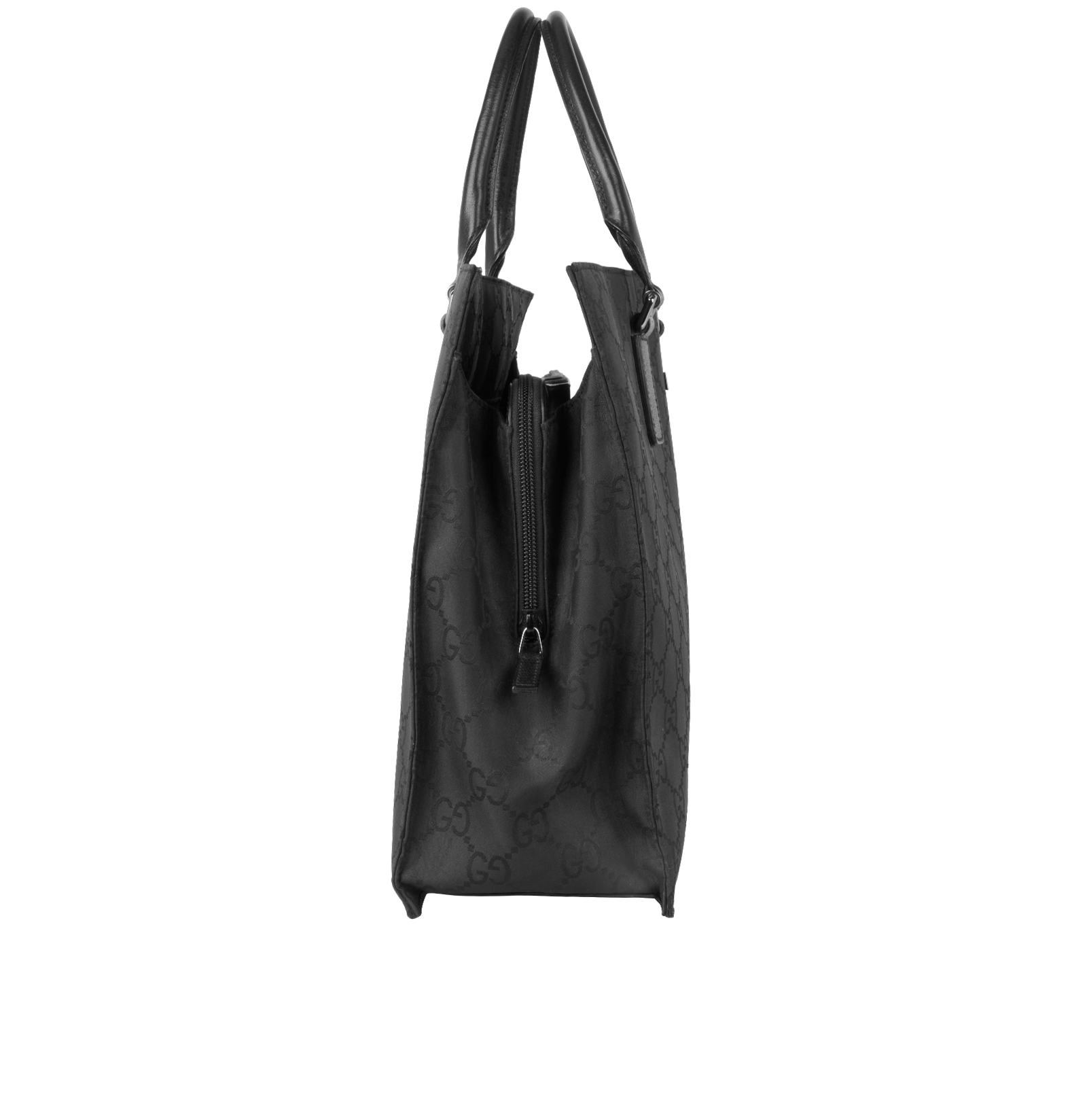 GG Tote, &pound;220, Handbags, Black, Canvas, Side view